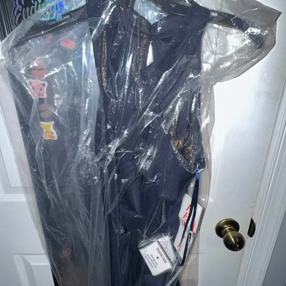 Xscape Navy Blue Dress